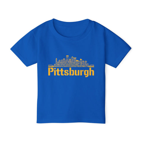 Pittsburgh Football Team Names - Toddler T-Shirt