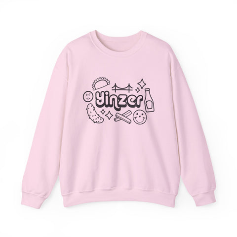 Yinzer Icon Doodles Heavy Blend™ Crewneck Sweatshirt