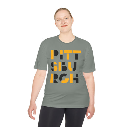 Pittsburgh City Art - Sport-Tek Unisex Moisture Wicking Tee