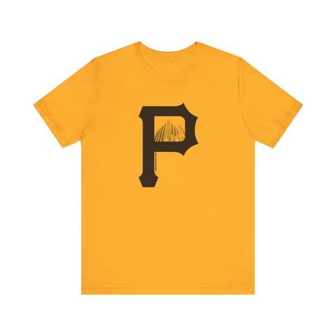 Steel Building - P for Pittsburgh Series  - Short Sleeve Shirt