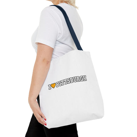 Pittsburgh Love Tote Bag — I  Pittsburgh Canvas Tote