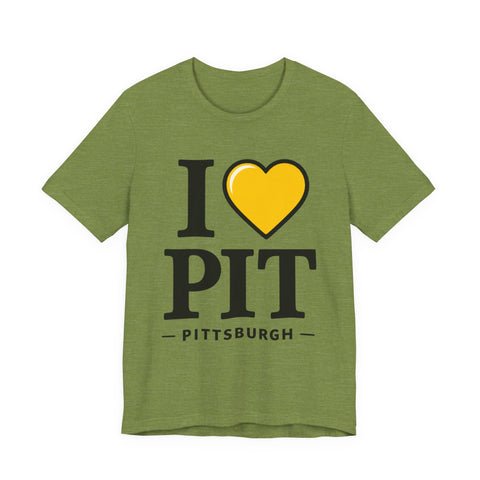 I Heart PIT - Unisex Jersey Short Sleeve Tee