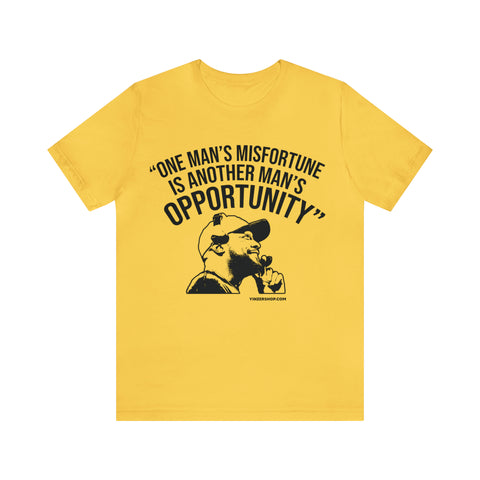 Opportunity - Tomlin Quote - Short Sleeve Tee T-Shirt Printify Yellow 3XL 