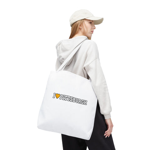 Pittsburgh Love Tote Bag — I  Pittsburgh Canvas Tote