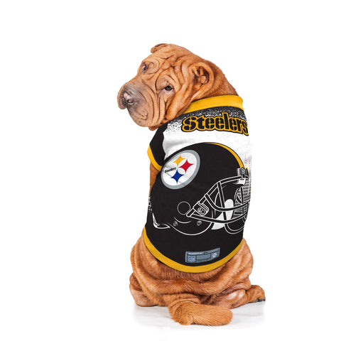 Pittsburgh Steelers Pet Performance Tee Shirt Pittsburgh Steelers Little Earth Productions   