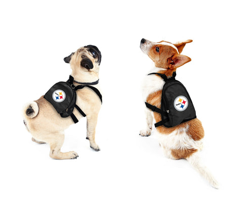 Pittsburgh Steelers Pet Mini Backpack Pittsburgh Steelers Little Earth Productions   