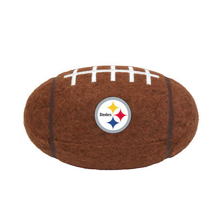 Pittsburgh Steelers Tough Chewer Dog Football Toy - Officially Licensed Pet Toy Little Earth Productions   