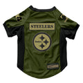 Pittsburgh Steelers Valor Stretch Pet Jersey Pet Jersey Little Earth Productions   