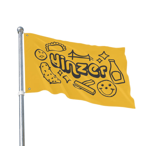 Yinzer Collage - Double Sided Flag
