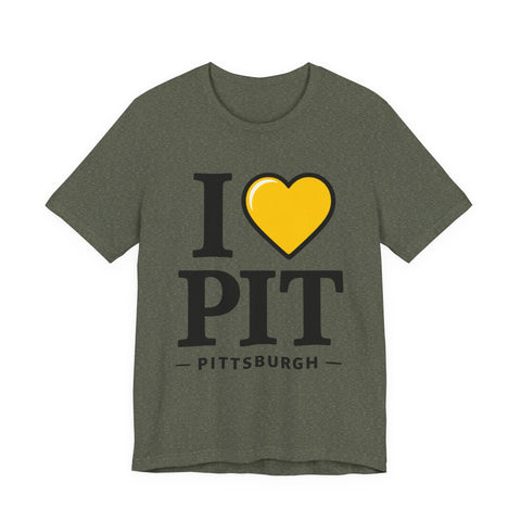 I Heart PIT - Unisex Jersey Short Sleeve Tee