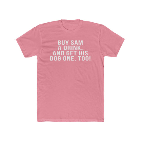 Buy Sam A Drink - T-Shirt T-Shirt Printify Solid Light Pink S