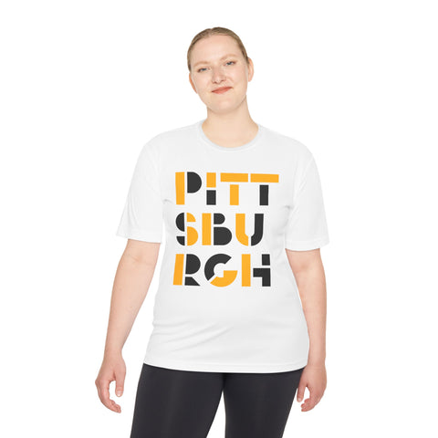 Pittsburgh City Art - Sport-Tek Unisex Moisture Wicking Tee