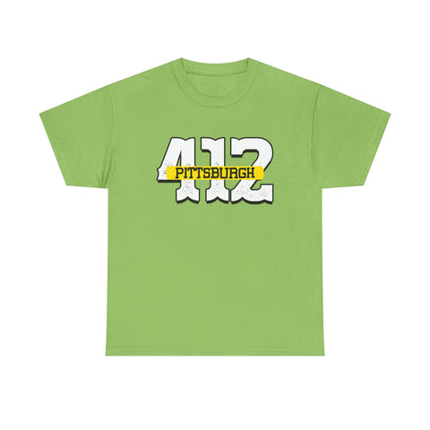 412 Pittsburgh - Unisex Heavy Cotton Tee