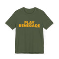 Play Renegade Block Letters - Short Sleeve Tee T-Shirt Printify   