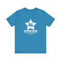 Allegheny Ludlum - Retro Pittsburgh Steel Mill Series - Short Sleeve Shirt T-Shirt Printify Aqua S