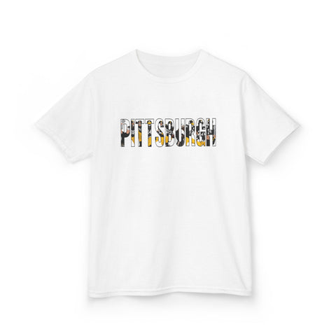 Pittsburgh Football Players - Kids Graphic T-Shirt