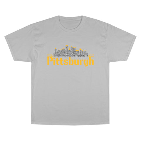 Pittsburgh Football Team Names - Champion T-Shirt