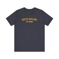 North Oakland - The Burgh Neighborhood Series - Unisex Jersey Short Sleeve Tee T-Shirt Printify Heather Midnight Navy XS 