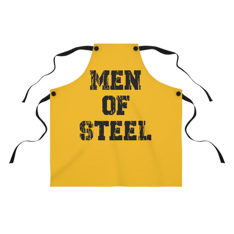 Pittsburgh Men of Steel Apron Apron Printify   