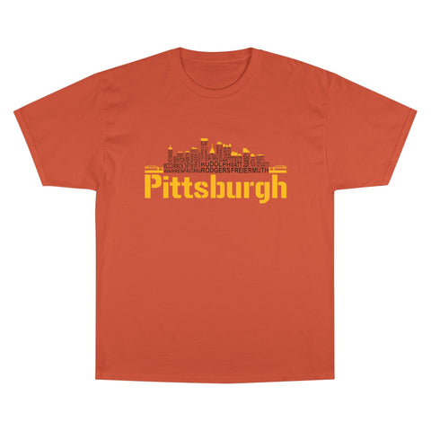 Pittsburgh Football Team Names - Champion T-Shirt