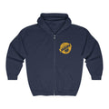 Certified Jagoff Hooded Full Zipper Sweatshirt Hoodie Printify Navy S 