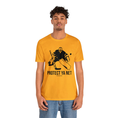 Protect Ya Net - Hockey - Short Sleeve Tee T-Shirt Printify   