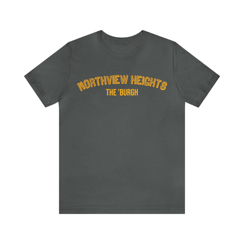 Northview Heights - The Burgh Neighborhood Series - Unisex Jersey Short Sleeve Tee T-Shirt Printify Asphalt S 