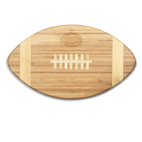 Penn State Nittany Lions - Touchdown! Football Cutting Board & Serving Tray Cutting Board Picnic Time Family of Brands Bamboo  