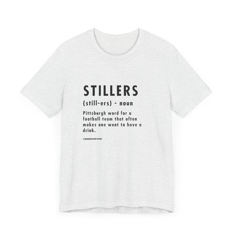 Pittsburghese Definition Series - Stillers - Short Sleeve Tee T-Shirt Printify Ash XS