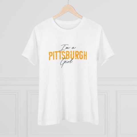 I'm a Pittsburgh Girl - Star Design - Women's Premium Tee