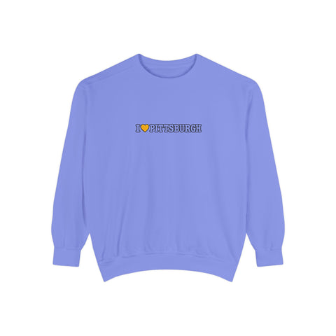 I Love Pittsburgh Heart Comfort Colors® 1566 Sweatshirt
