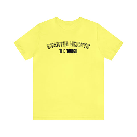 Stanton Heights - The Burgh Neighborhood Series - Unisex Jersey Short Sleeve Tee T-Shirt Printify Yellow XL 