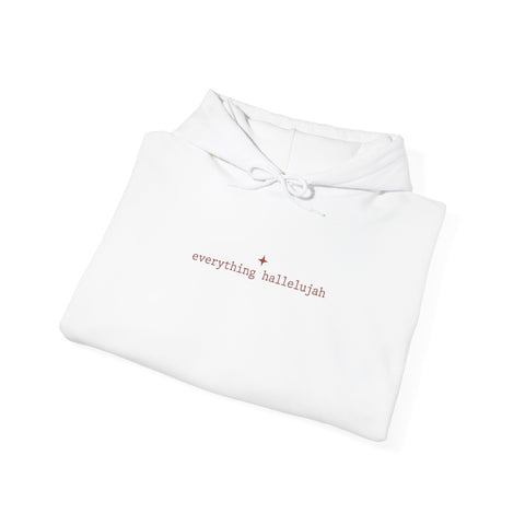 everything hallelujah Hoodie | playful gratitude, meme typography