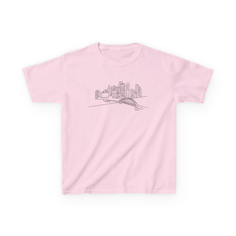 Pittsburgh Skyline - Kids Graphic T-Shirt