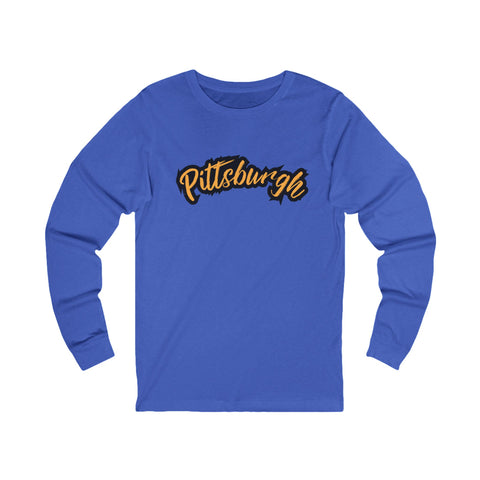 Pittsburgh Grunge - Unisex Long Sleeve Tee