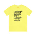 Famous Pittsburgh Penguins Ampersand - Short Sleeve Tee T-Shirt Printify Yellow S 