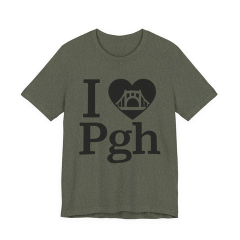 I Love PGH - Unisex Jersey Short Sleeve Tee