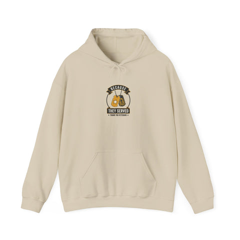 They Served Dog Tags Hoodie | Veterans Day, Military Tribute