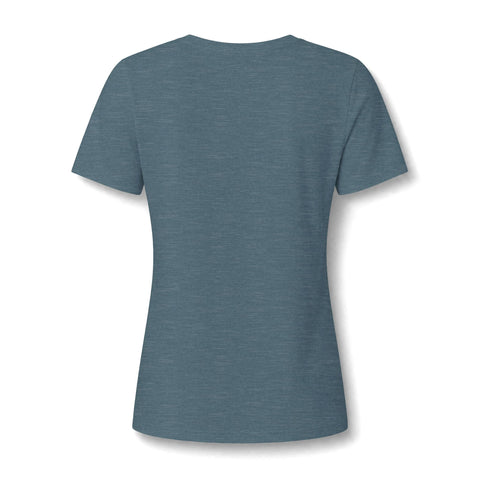 412 Bold Vertical Number Women's V-neck Tshirt  — Minimalist Monochrome Graphic T-Shirt