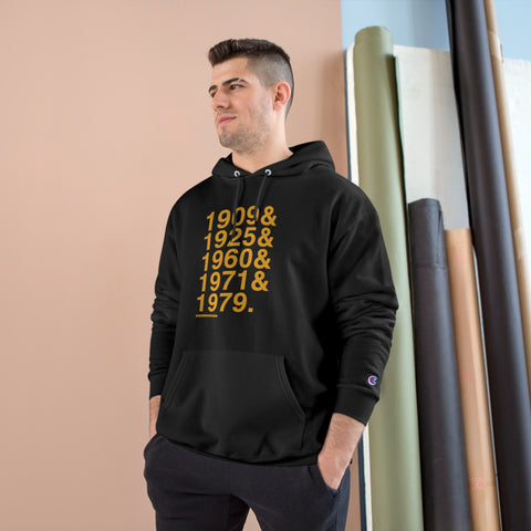 Pittsburgh Pirates World Series Ampersand - Champion Hoodie Hoodie Printify   