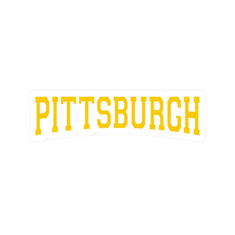 Pittsburgh Varsity Letters Stickers