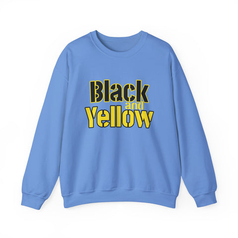 Pittsburgh Black and Yellow - Heavy Blend™ Crewneck Sweatshirt