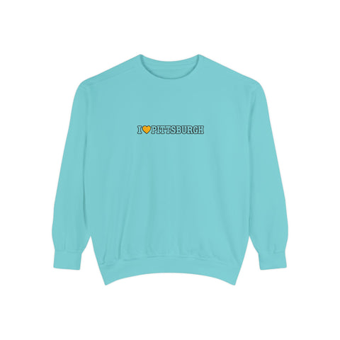 I Love Pittsburgh Heart Comfort Colors® 1566 Sweatshirt