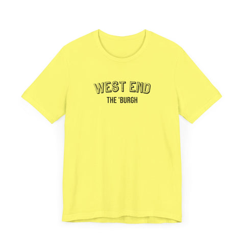 West End - The Burgh Neighborhood Series - Unisex Jersey Short Sleeve Tee