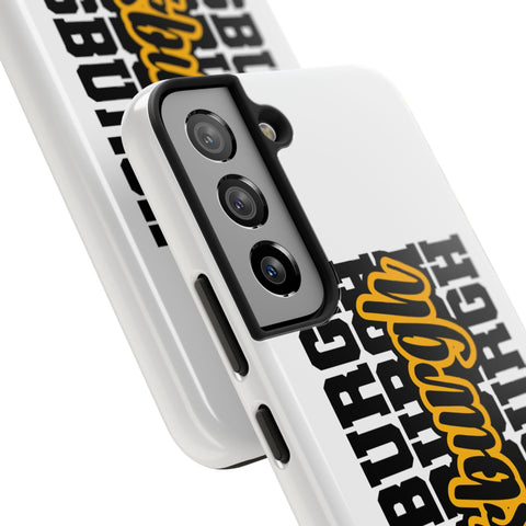 Pittsburgh Typography - iPhone Phone Case Mate Tough