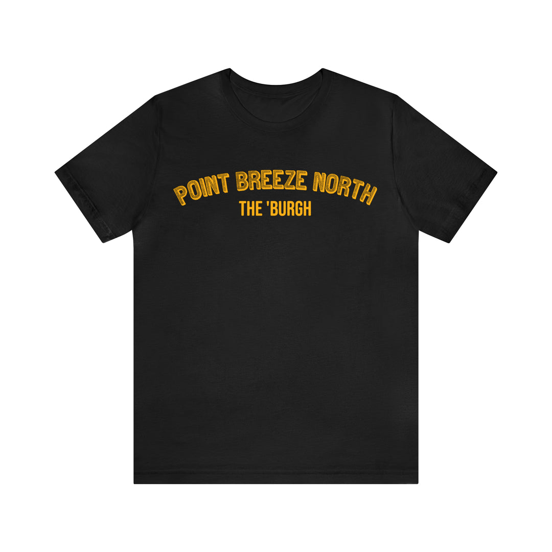 Point Breeze North - The Burgh Neighborhood Series - Unisex Jersey Short Sleeve Tee T-Shirt Printify Black S 