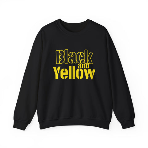 Pittsburgh Black and Yellow - Heavy Blend™ Crewneck Sweatshirt
