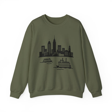 Pittsburgh Skyline Graphic - Heavy Blend™ Crewneck Sweatshirt