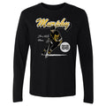 Larry Murphy Pittsburgh Retro Script  Men's Long Sleeve T-Shirt Men's Long Sleeve T-Shirt 500 LEVEL   