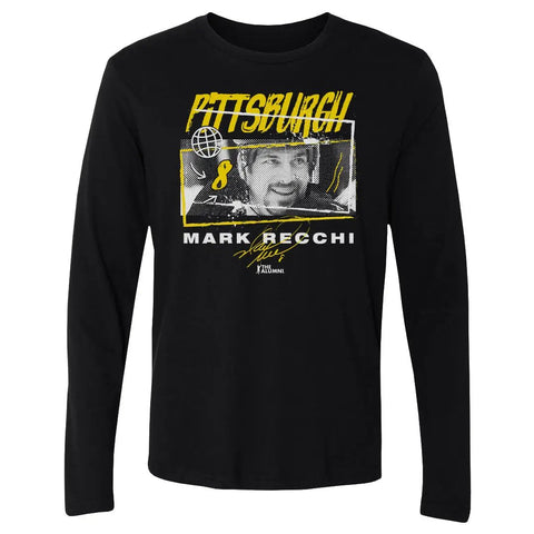 Mark Recchi Pittsburgh Tones  Men's Long Sleeve T-Shirt Men's Long Sleeve T-Shirt 500 LEVEL   